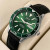 Чоловічий наручний годинник Carnival Diver Leather Deluxe 10 Bar 2 ремінці #13314