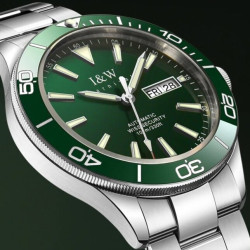 чоловічий наручний годинник carnival diver leather deluxe 10 bar 2 ремінці
