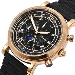 чоловічий наручний годинник chenxi patek steel black 2 ремінці
