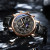Чоловічий наручний годинник Chenxi Patek Steel Black 2 ремінці #13806