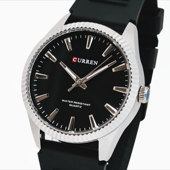 Чоловічий наручний годинник Curren Graf Rubber 2 ремінці #12155