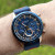 Чоловічий наручний годинник Curren Wild Lava Blue 2 ремінці #13311