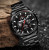 Чоловічий наручний годинник Forsining Finance Wine Red 2 ремінці #11716