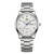 Чоловічий наручний годинник Hemsut Standart Silver Metal 2 ремінці #13730