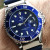 Чоловічий наручний годинник Hemsut Zurich Carekiso Nylon Blue 2 ремінці #11574