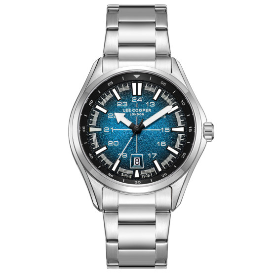 Чоловічий наручний годинник Lee Cooper Flight Extra Leather 2 ремінці #13240