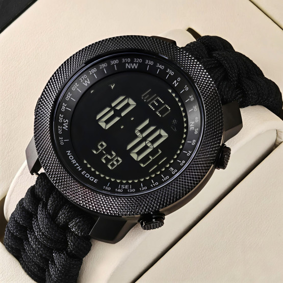 Чоловічий наручний годинник North Edge Apache Paracord Edition 2 ремінці #12769
