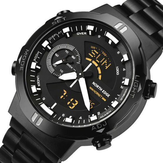 Чоловічий наручний годинник North Edge Hornet Iron Edition 2 ремінці #12558
