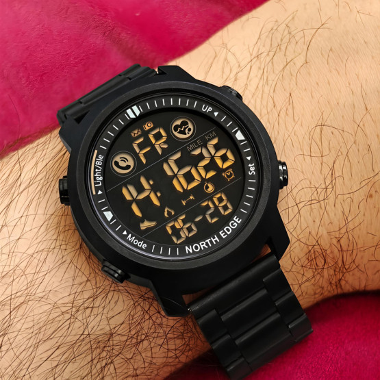 Чоловічий наручний годинник North Edge Laker Iron Edition 2 ремінці #12572