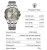 Чоловічий наручний годинник Poedagar Berlin Premium Leather 2 ремінці #13375