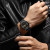 Чоловічий наручний годинник Poedagar Unique Men Black #12587