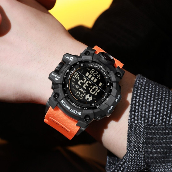 Чоловічий наручний годинник Sanda Tangerine #13476