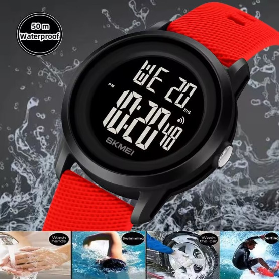 Чоловічий наручний годинник Skmei Red #12952