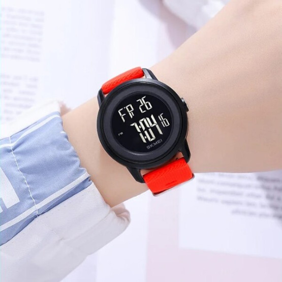 Чоловічий наручний годинник Skmei Red #12953
