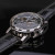 Чоловічий наручний годинник Winner Black Pure Silver 2 ремінці #12371