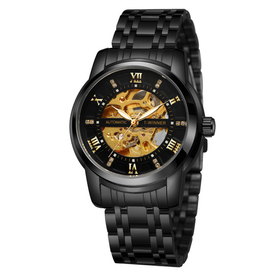 Чоловічий наручний годинник Winner Triumph R-Series 2 ремінці #12244