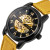 Чоловічий наручний годинник Winner Triumph Sahara Gold 2 ремінці
