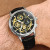 Чоловічий наручний годинник WishDoIt Baks Premium Leather 2 ремінці #12550