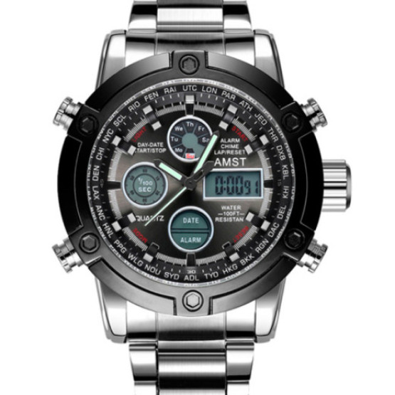Годинник чоловічий AMST Mountain Steel наручний годинник AMST