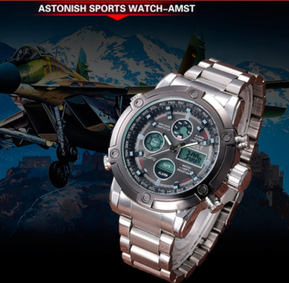 Годинник чоловічий AMST Mountain Steel наручний годинник AMST #967