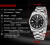 Годинник чоловічий Benyar Automatic 10 BAR наручний годинник Benyar #2535