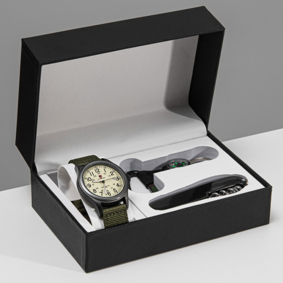 Годинник чоловічий Besta Box Command Set подарунковий набір з компасом #9366