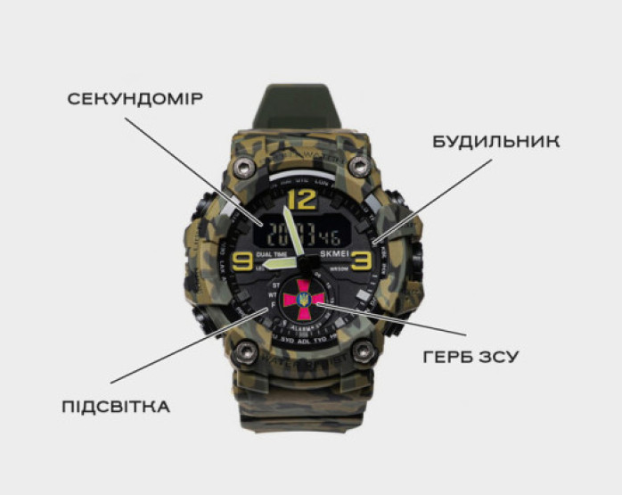 Годинник чоловічий Besta Brave ЗСУ наручний годинник Besta #3237