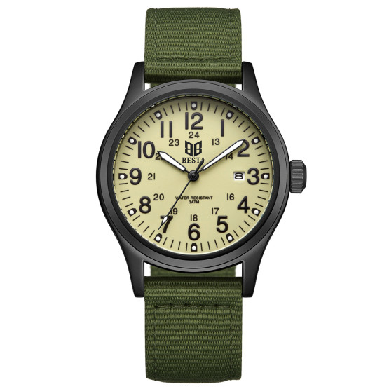 Годинник чоловічий Besta Command Green наручний годинник Besta #9872
