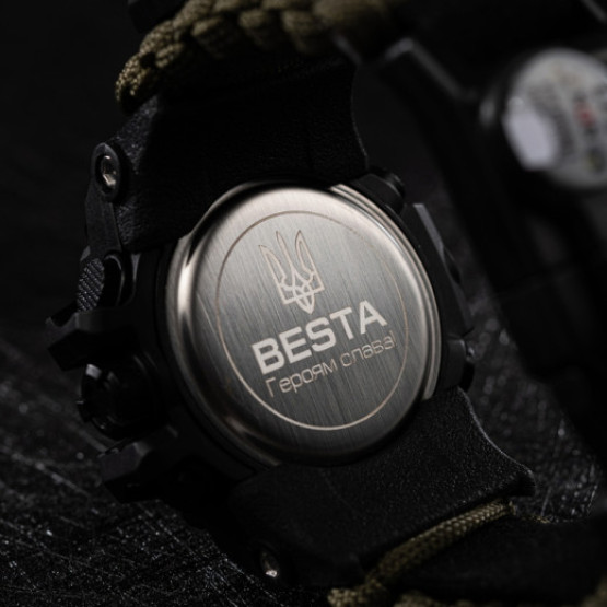 Годинник чоловічий Besta Life Pro з компасом наручний годинник Besta #3323