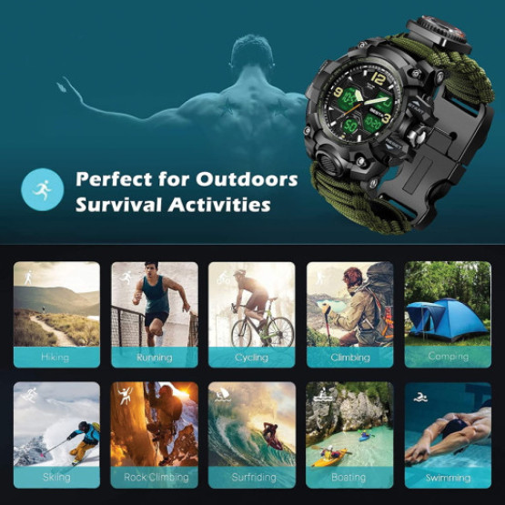 Годинник чоловічий Besta Life Pro з компасом наручний годинник Besta #3325