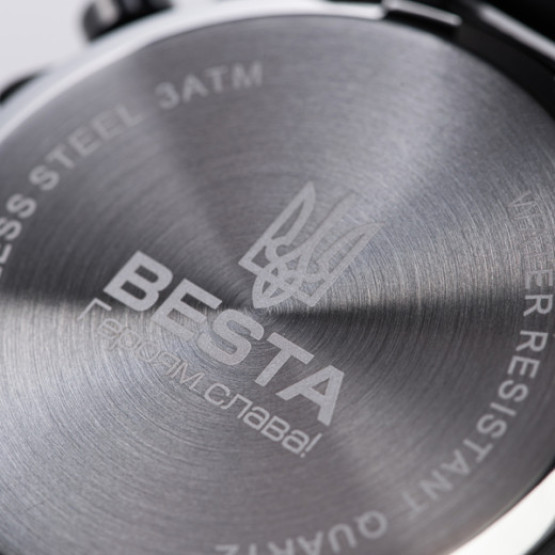 Годинник чоловічий Besta Mars Black наручний годинник Besta #3823