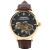 Годинник чоловічий Besta Skeleton Gold Black Dial класичний стрілковий наручний годинник Besta #10747