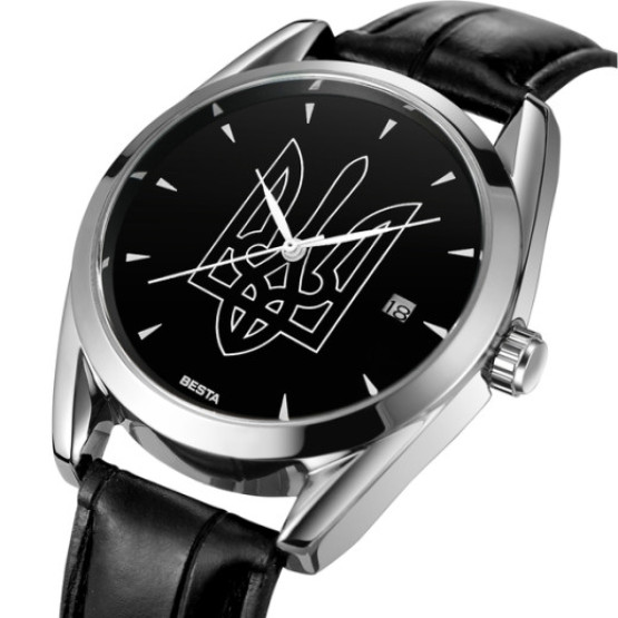 Годинник чоловічий Besta Tryzub Leather наручний годинник Besta