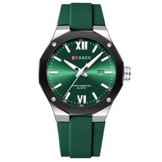 Годинник чоловічий Curren Original Green наручний годинник Curren