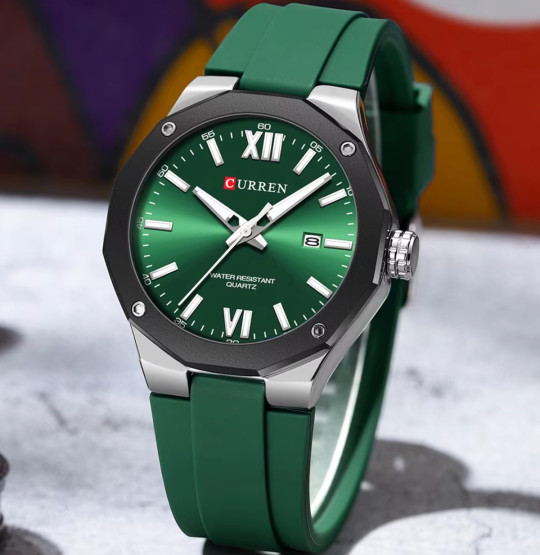 Годинник чоловічий Curren Original Green наручний годинник Curren #7547
