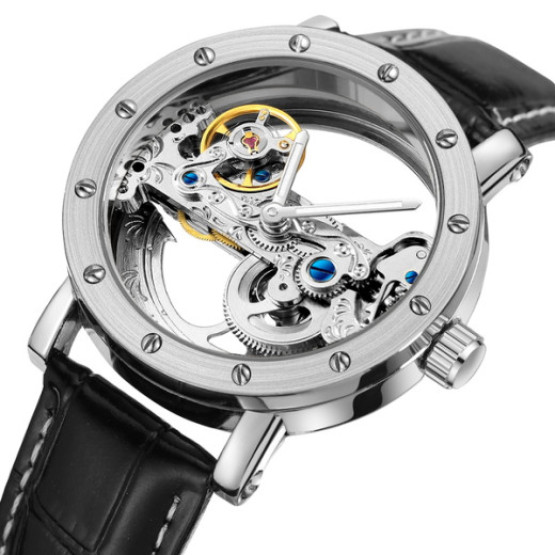 Годинник чоловічий Forsining Air Silver наручний годинник Forsining #362