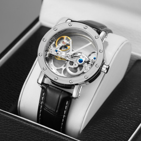 Годинник чоловічий Forsining Air Silver наручний годинник Forsining #364