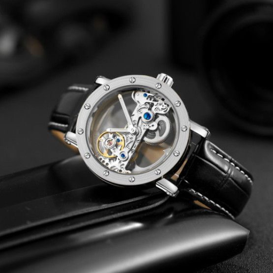 Годинник чоловічий Forsining Air Silver наручний годинник Forsining #366