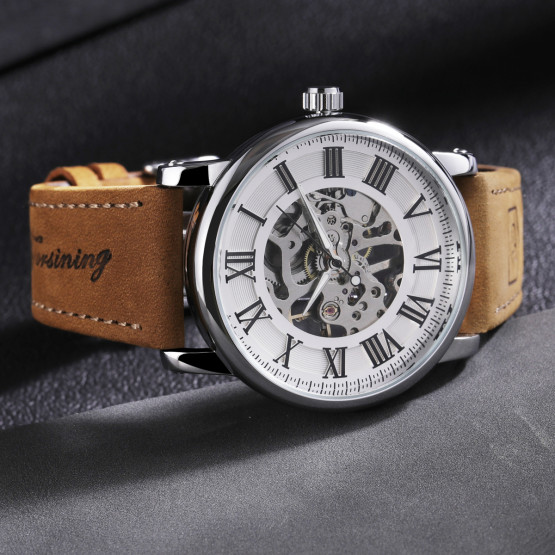 Годинник чоловічий Forsining Vintage Pro наручний годинник Forsining #7194