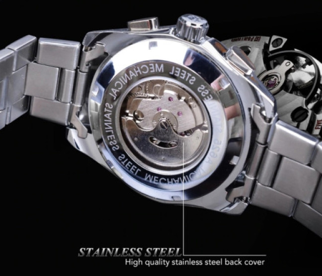 Годинник чоловічий Forsining Walker Steel наручний годинник Forsining #1570