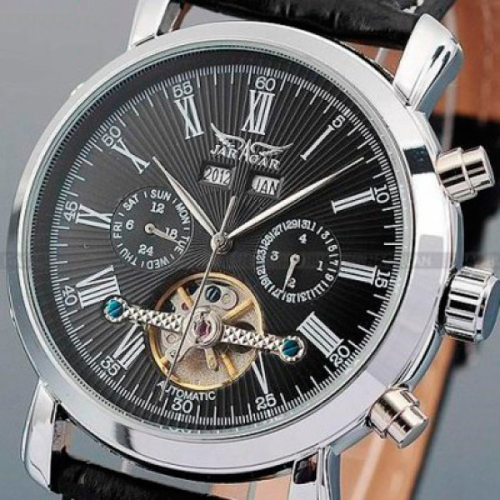 Годинник чоловічий Jaragar Silver Star наручний годинник Jaragar
