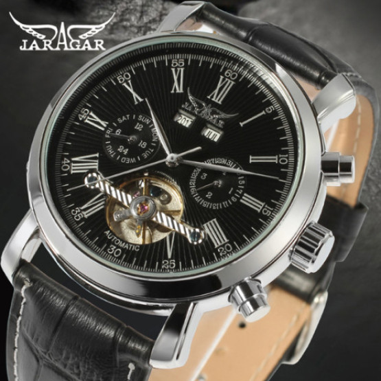 Годинник чоловічий Jaragar Silver Star наручний годинник Jaragar #205