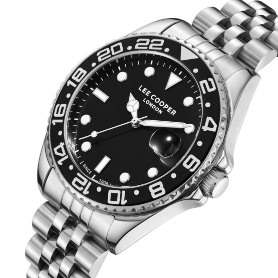 Годинник чоловічий Lee Cooper Daytona Black наручний годинник Lee Cooper