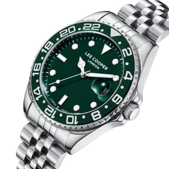 Годинник чоловічий Lee Cooper Daytona Green наручний годинник Lee Cooper