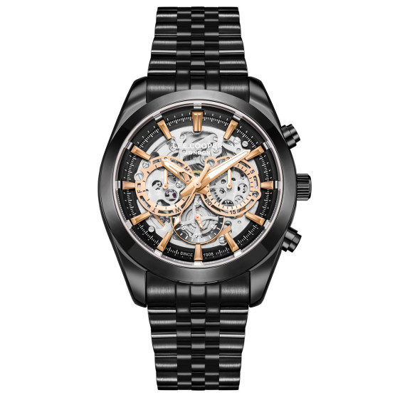 Годинник чоловічий Lee Cooper DeLuxe Mechanical наручний годинник Lee Cooper #9625
