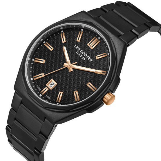 Годинник чоловічий Lee Cooper Knight Black наручний годинник Lee Cooper #7231