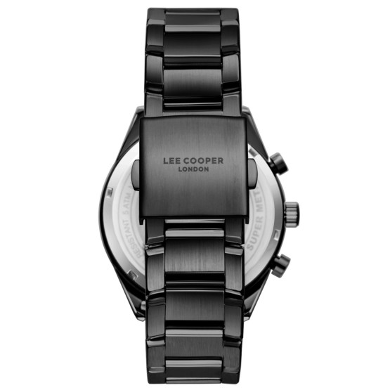 Годинник чоловічий Lee Cooper London Black наручний годинник Lee Cooper #9721