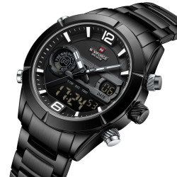 спортивний чоловічий годинник naviforce aviator наручний годинник naviforce з секундоміром