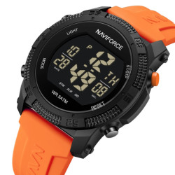 годинник чоловічий naviforce europe orange наручний годинник naviforce