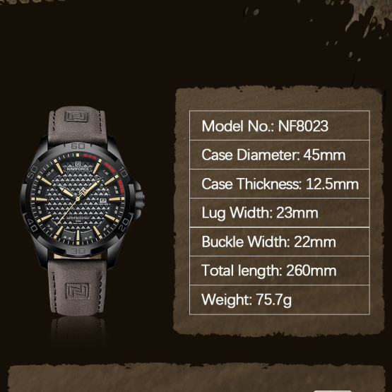 Годинник чоловічий Naviforce Fortune наручний годинник Naviforce #5770